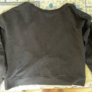 Athleta Black Crewneck Sweater